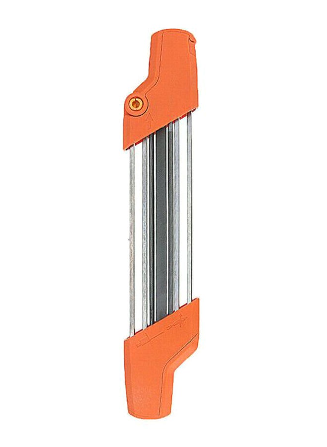 2-In-1 Chain Grinding Tool Orange/Silver 