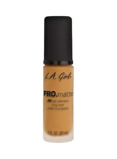 LA Girl PRO Matte Foundation Soft Honey GLM677  - Image 1
