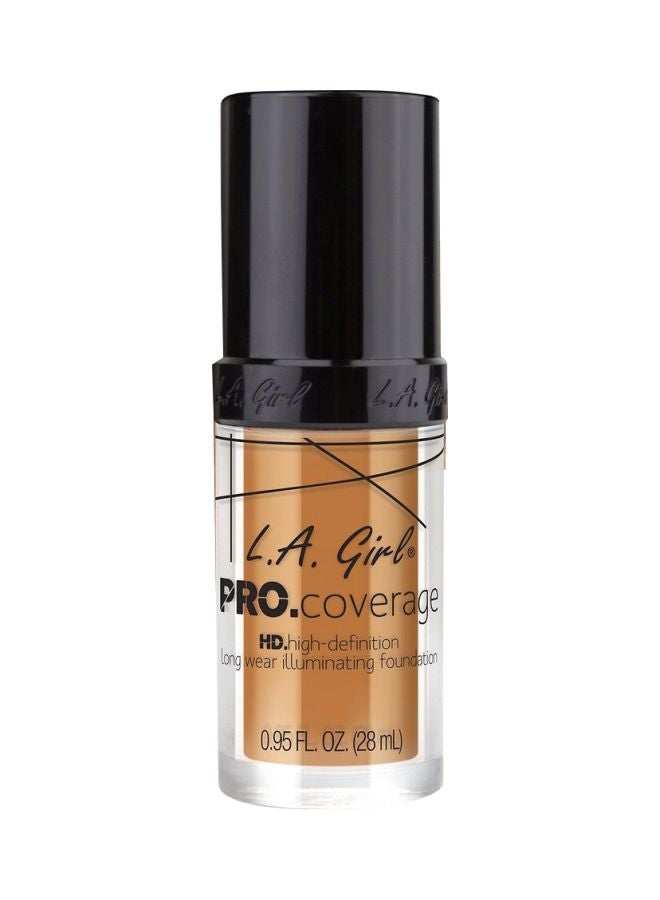 LA Girl - Pro Coverage Illuminating Foundation Brass - Image 1