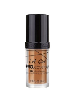 LA Girl Pro Coverage Illuminating Foundation Warm Caramel  - Image 1