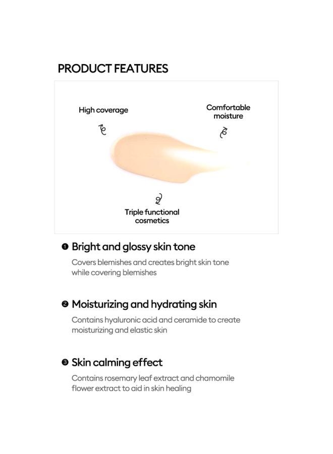 Missha - M Perfect Cover BB Cream SPF42 PA+++ 23 Natural Beige - Image 1