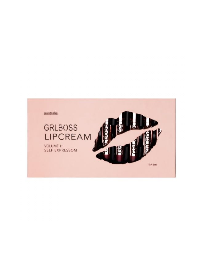 Australis - 10-Piece Grlboss Lipcream Kit Vol.1 Self Expressom - Image 1
