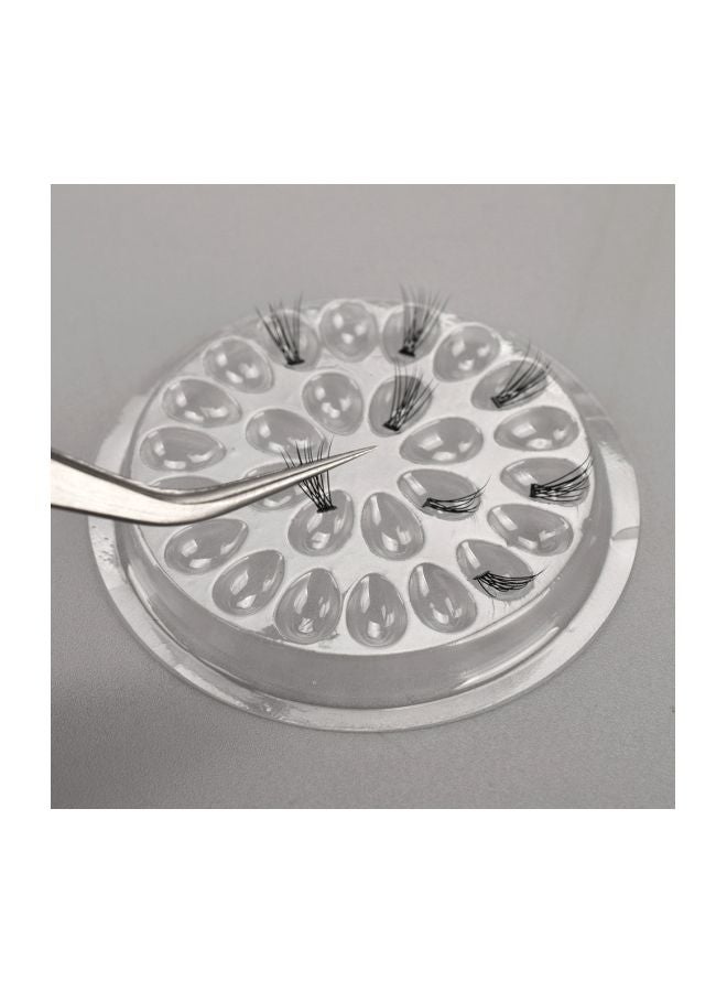 10-Piece Eyelash Extension Holder Set Clear - Image 2