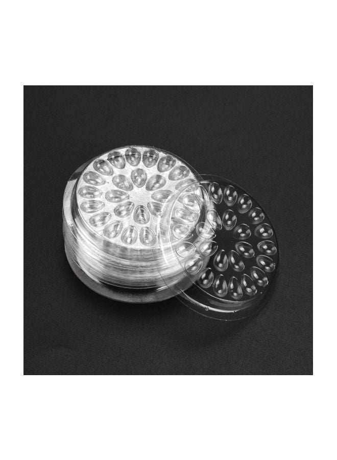 10-Piece Eyelash Extension Holder Set Clear - Image 4