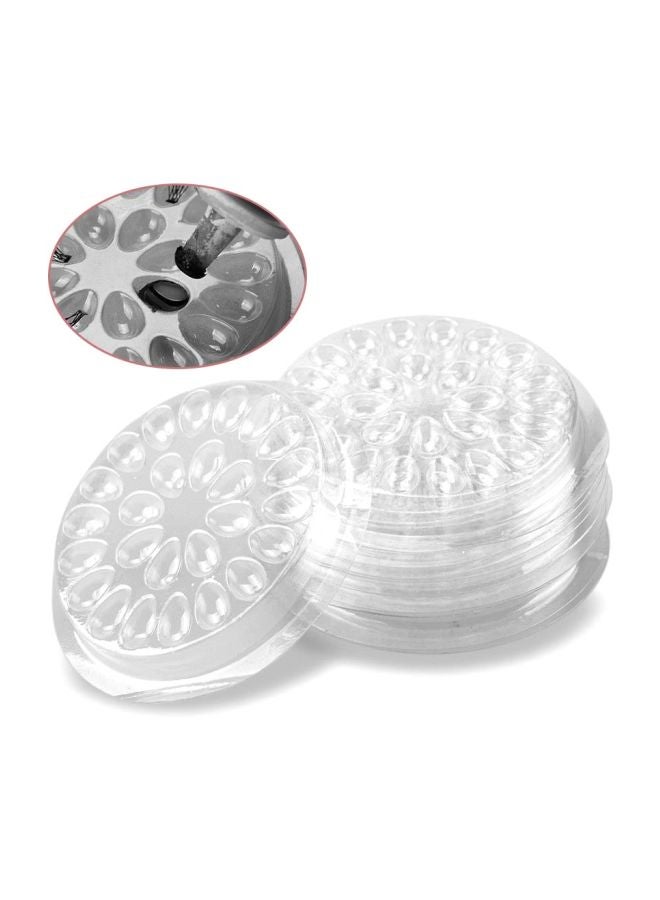 10-Piece Eyelash Extension Holder Set Clear - Image 3