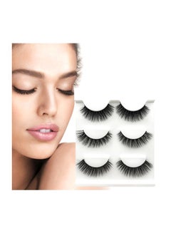 SHIDISHANGPIN 6-Piece Mink False Eye Lash Black  - Image 4