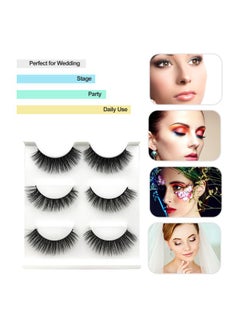 SHIDISHANGPIN 6-Piece Mink False Eye Lash Black  - Image 5