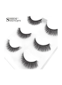 SHIDISHANGPIN Natural 3D Mink False Lash Black  - Image 5