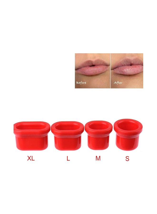 4-Piece Lip Plumper Set Red - Image 2