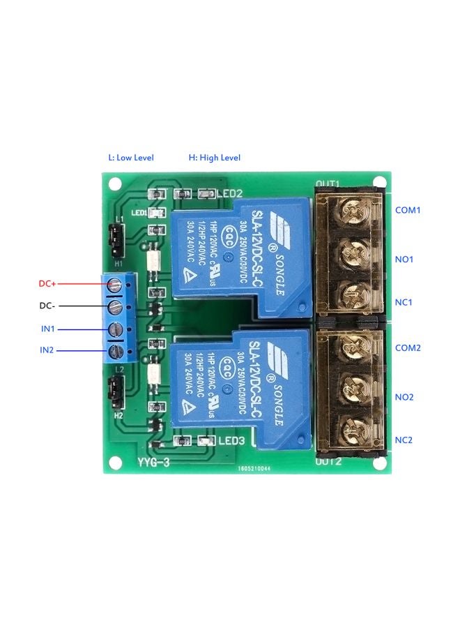 songle 2-Channel Relay Board Module  - Image 5