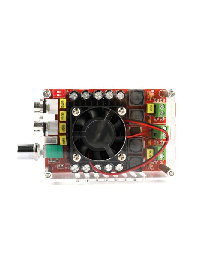 لوحة مضخم صوت للسيارة مع علبة من الأكريليك ومروحة هواء - Image 4