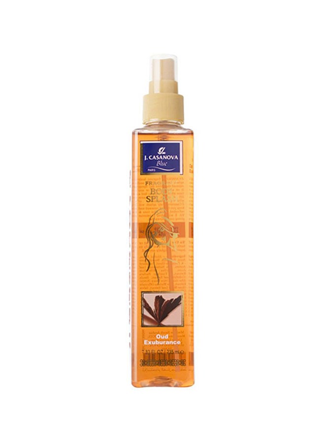 Casanova Amber Romance Fragrant Splash Body Spray 235ml