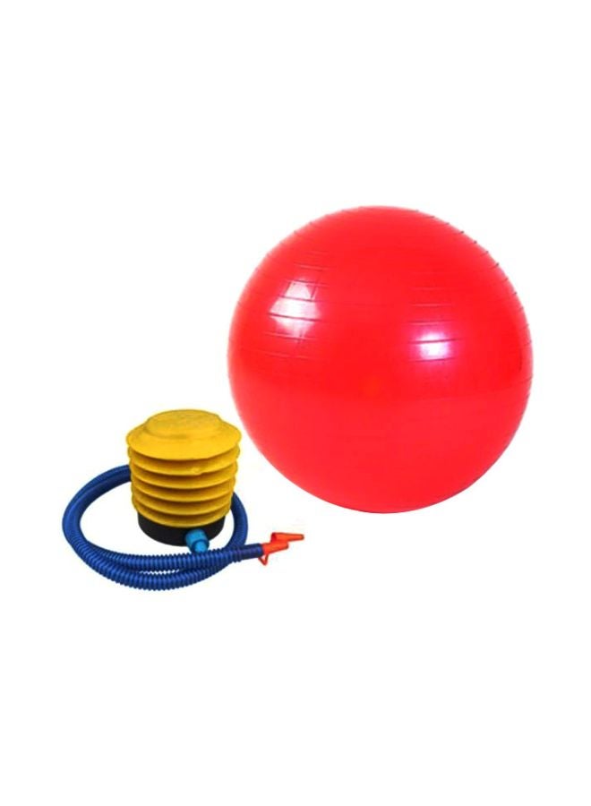 كرة سويسرية لليوغا مع مضخة قدم 65سم