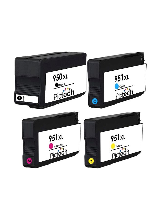 HP 4-Piece High Yield Ink Cartridges Multicolour