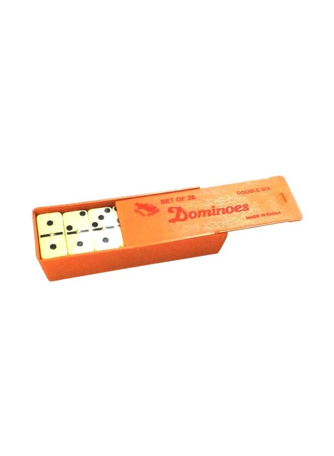 28-Piece Dominoes Double Six Game 