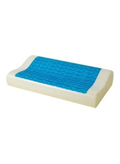 ASP Memory Foam Specialty Medical Pillow White/Blue 40x35centimeter 