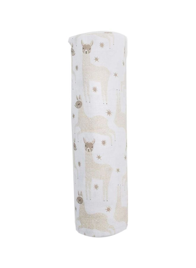 lulujo Lama Printed Swaddle - Image 1