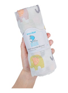 insular Soft & Breathable Muslin Cotton Baby Swaddle  - Image 2