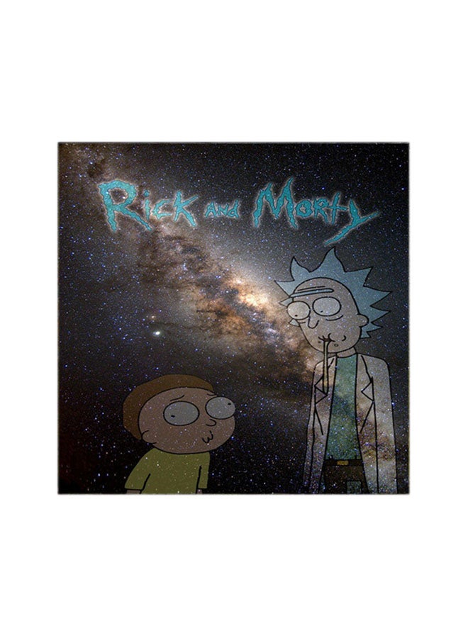 Rick And Morty MDF Wall Art Multicolour 30x30cm