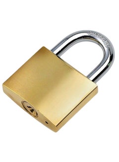Generic Medium Brass Pad Lock Gold/Silver 