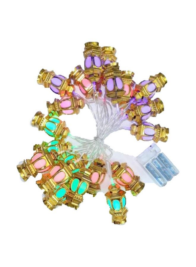 MTX - Ramadan Decorations Rope Lighting Gold/White 1.5meter - Image 1