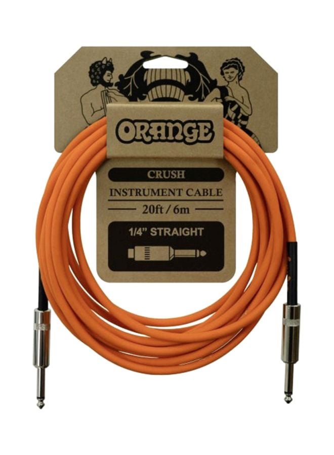 Orange Crush Instrument Cable 
