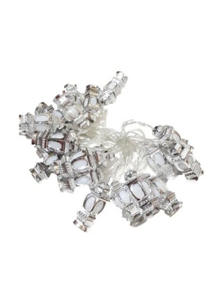 Ramadan Lanterns Rope Line Silver/White