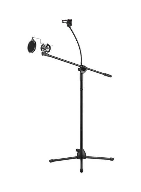 Adjustable Metal Microphone Floor Stand Tripod