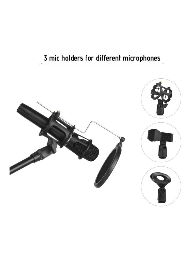 Adjustable Metal Microphone Floor Stand Tripod