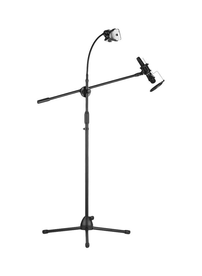 Adjustable Metal Microphone Floor Stand Tripod