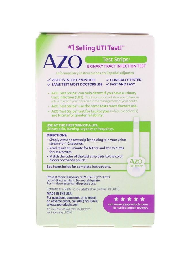 AZO 3-Piece Azo Urinary Tract Infection Test Strip Set  - Image 2