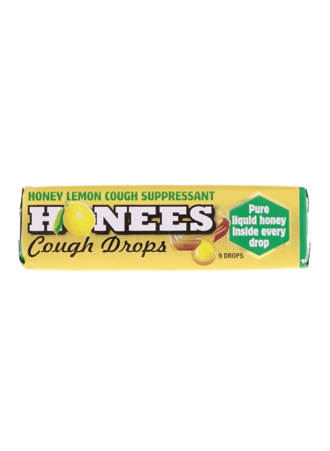 Honees Honey Lemon Cough Drops Herbal Supplement - 9 Cough Drops - Image 1