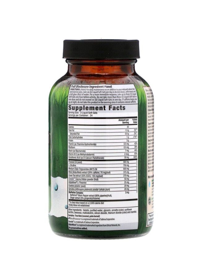 Irwin Naturals - Keto-Karma Burn Fat Red Supplement - 72 Liquid Soft-Gels - Image 1