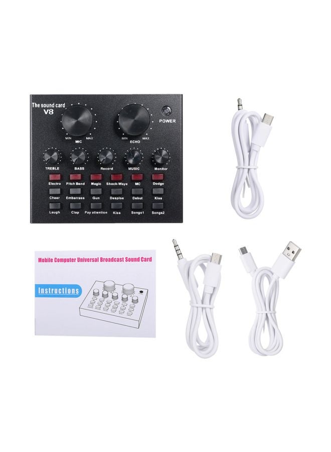 V8 Sound Mixing Console