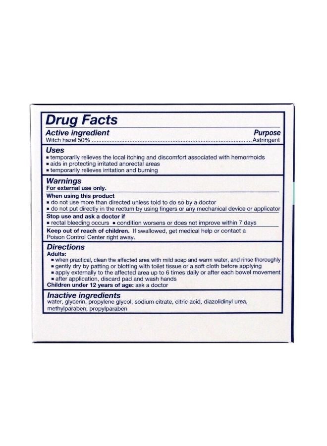 Tucks Medicated Cooling Pads - 100 Pads  - Image 2