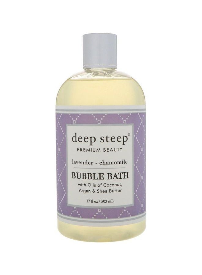 Deep Steep Bubble Bath - Lavender And Chamomile Clear 503ml