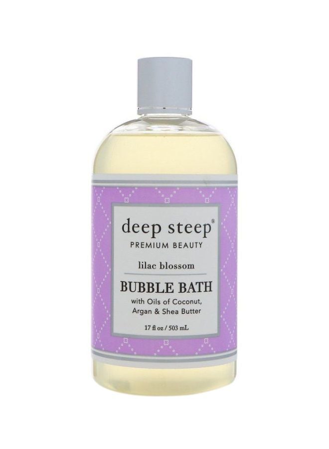 Deep Steep Bubble Bath - Lilac Blossom Clear 503ml