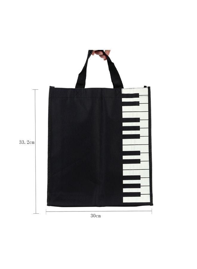Generic Piano Keys Printed Tote Handbag  - Image 2