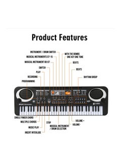 Generic 61 Key Digital Music Electronic Keyboard  - Image 2