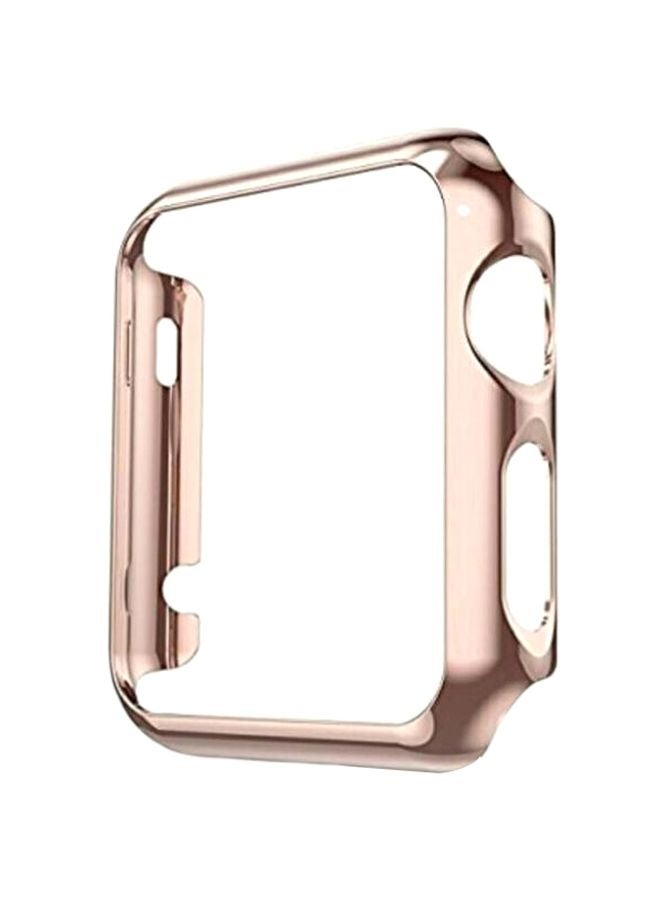 Hoco - Protective Case Cover For Apple Watch 42mm Rose Gold/Clear - Image 1