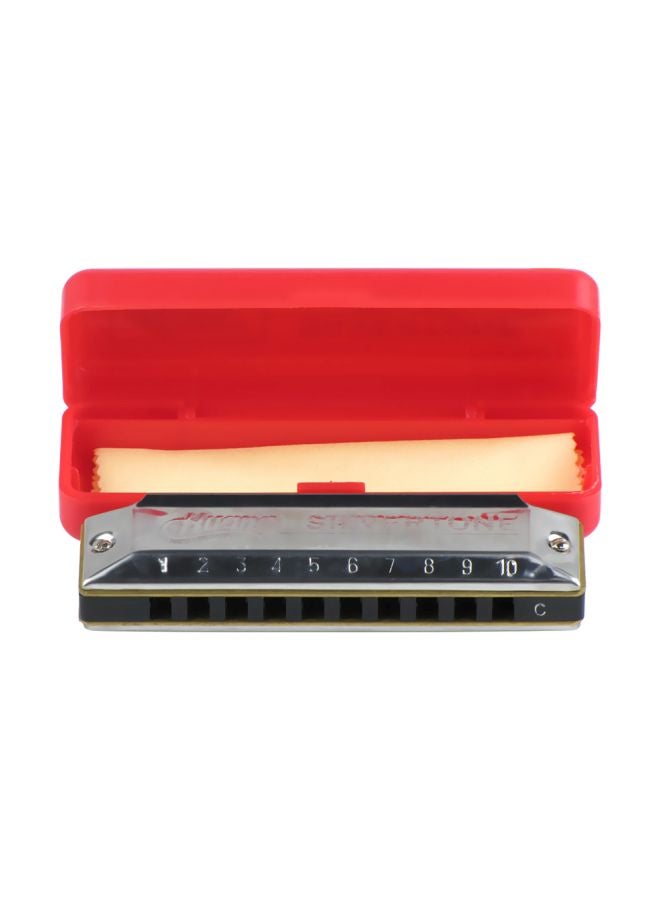 10 Holes Copper C Key Harmonica Mouthorgan