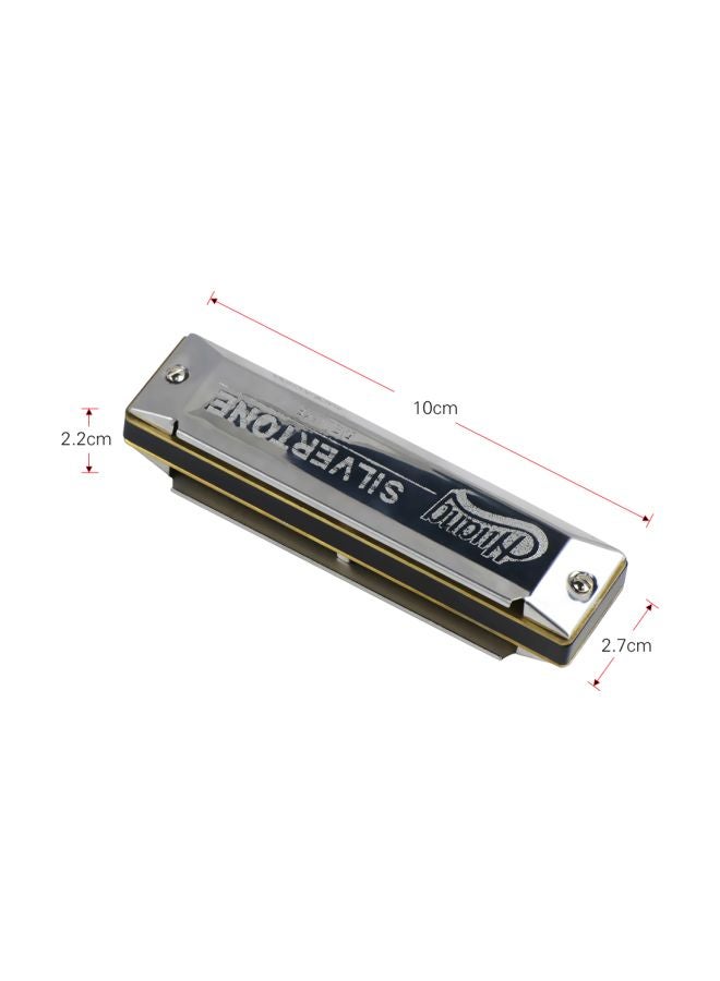 Generic 10 Holes Copper C Key Harmonica Mouthorgan  - Image 4