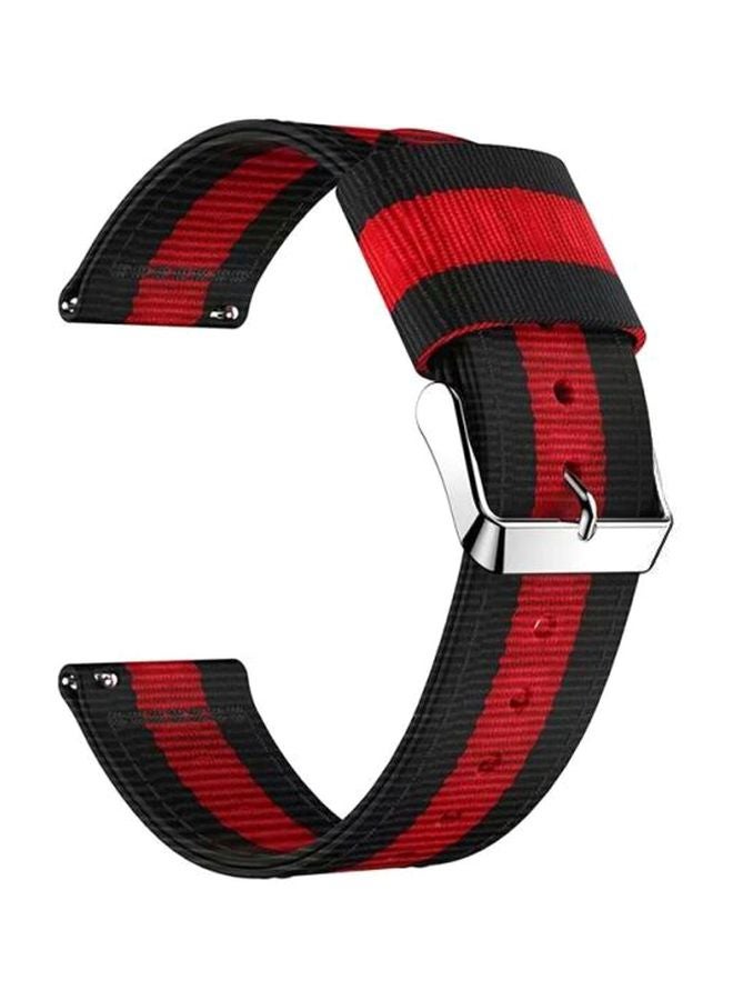 Replacement Band For Smartwatch Black/Red - Image 1