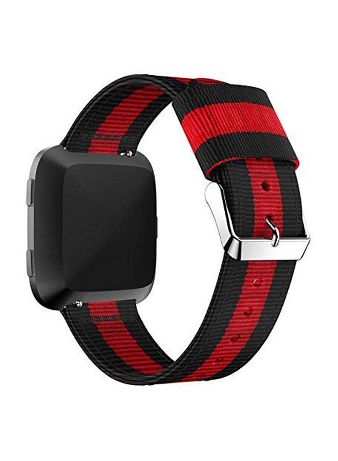 Replacement Band For Smartwatch Black/Red - Image 2