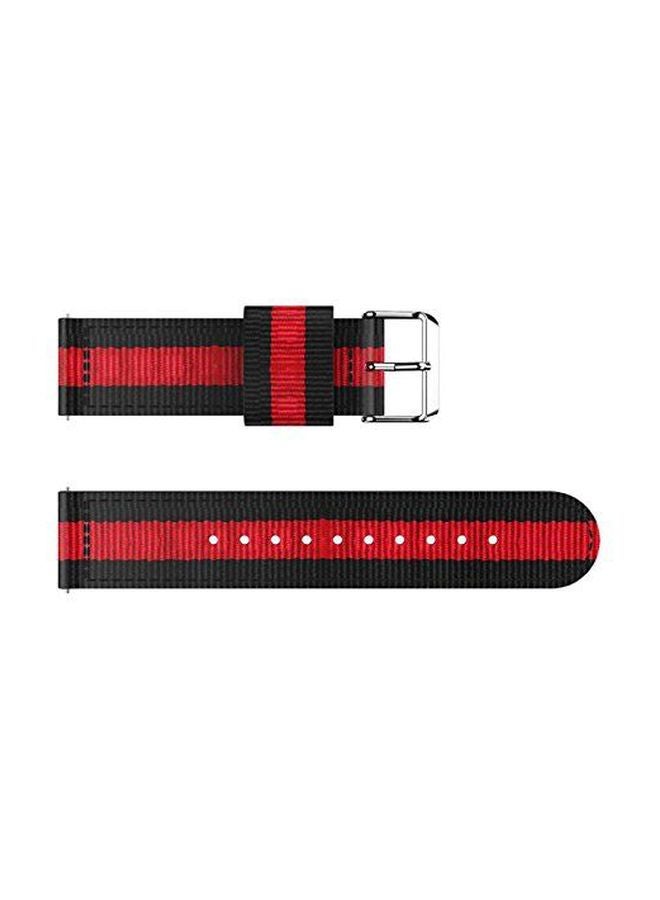 Replacement Band For Smartwatch Black/Red - Image 4