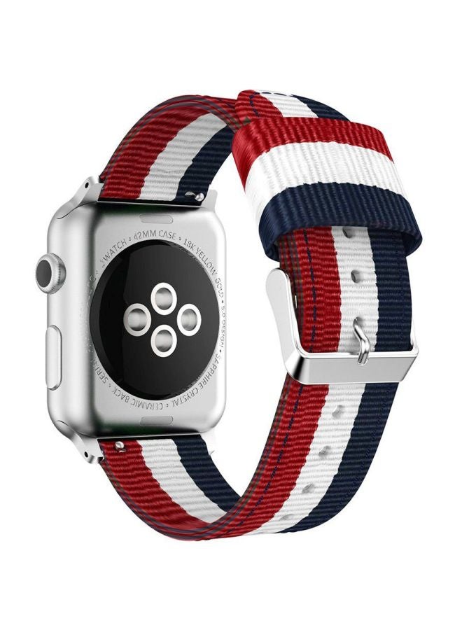 Replacement Band For Smartwatch Red/White/Blue - Image 3