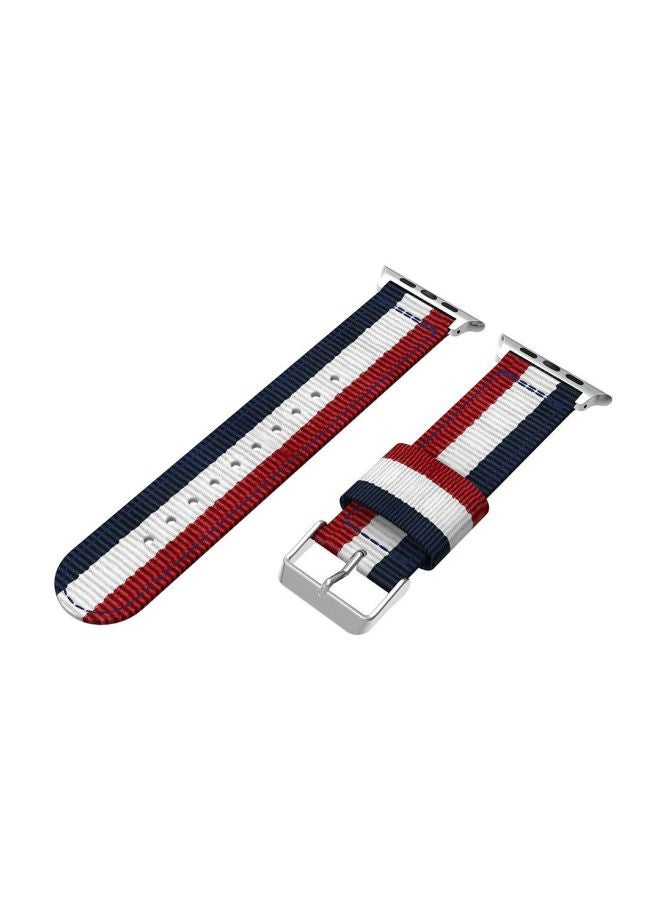 Replacement Band For Smartwatch Red/White/Blue - Image 4