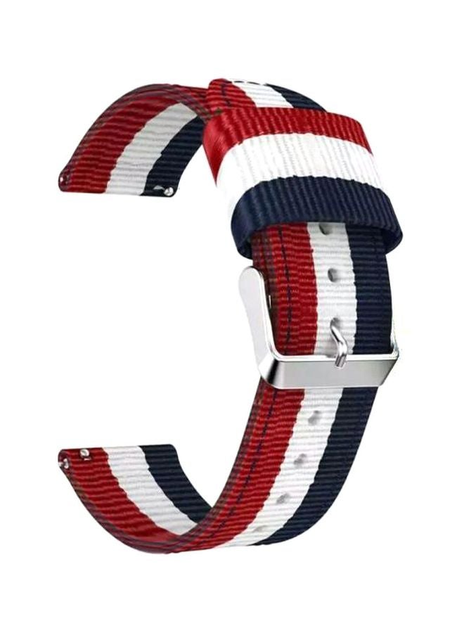 Replacement Band For Smartwatch Red/White/Blue - Image 1