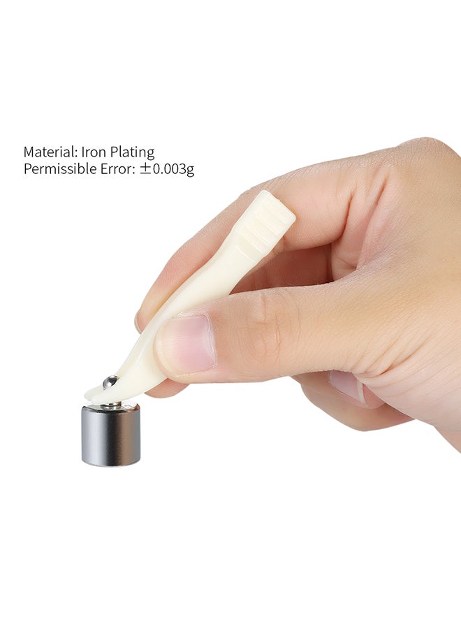 6-Piece Precision Calibration Weights Kit Silver - Image 4