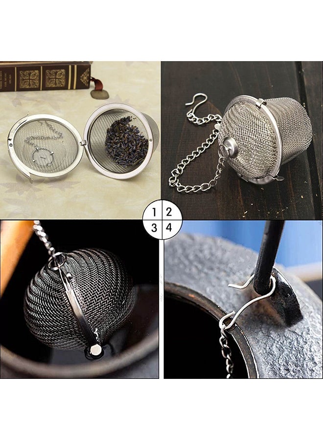 Mesh Tea Ball Infuser Silver 6cm - Image 5